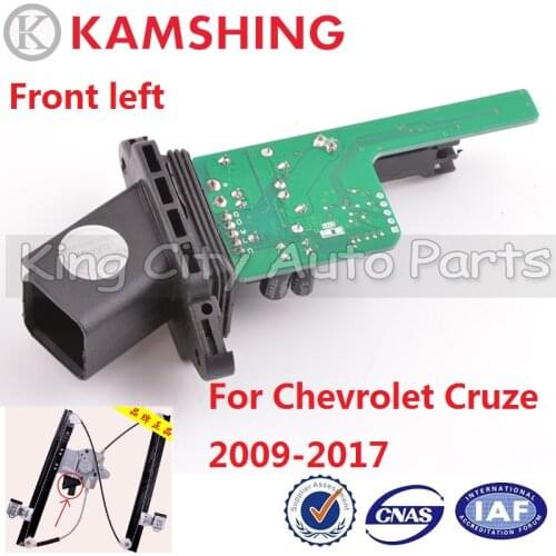 CAPQX For Chevrolet Cruze 09-17 Front left Power Electric Window Lift Regulator Motor Control module with one touch anti pinch