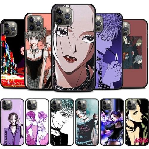 Anime Nana Cell Phone Case For iPhone 11 Pro Max 7 XR 12 Mini X 6 6S XS 5 5S SE 2020 8 Soft Cover TPU Shell Coque