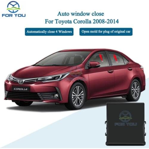 FORYOU Car Automatic Intelligent Close Kit Module For Toyota Corolla 2008-2014 By Remote Control Left Hand Drive