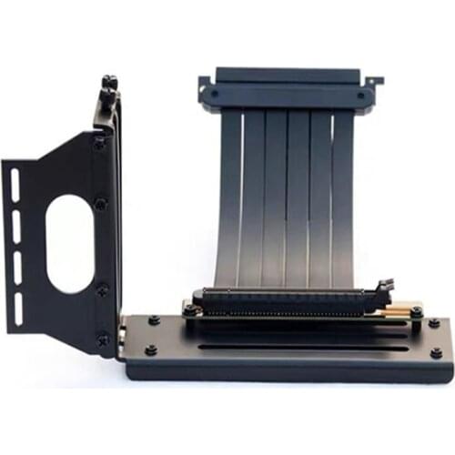 HOT-PCI E X16 Extension Cable Graphics Cards Bracket PCI Express Cable Extensor 16X Gpu Riser Cable with Vertical Kit