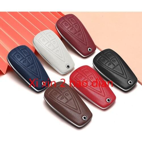 For Changan cs75 plus uni-t Eado plus cs55 plus uni-k high-grade leather all-inclusive key cover remote control protective case