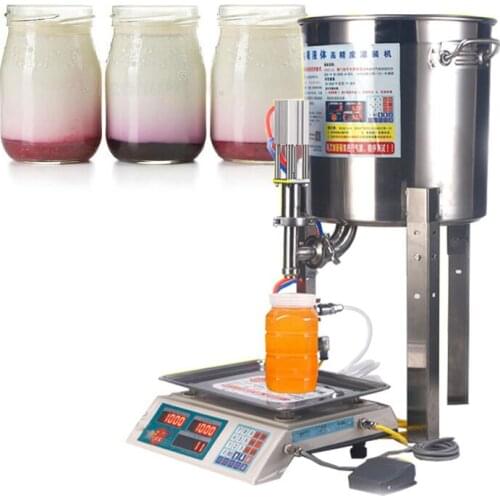 Paste Liquid Filling Machine Cream Shampoo Pneumatic Piston Filler Cosmetic Toothpaste oil honey pack filling machine