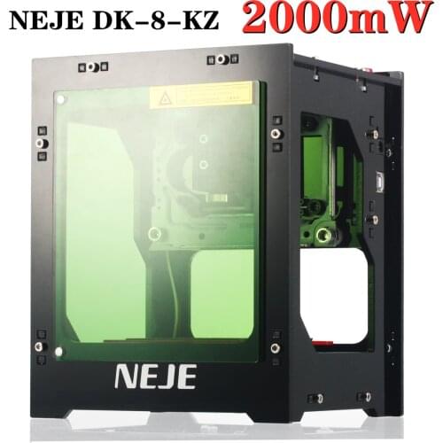 NEJE New DK-8-KZ 2000mW Professional DIY Desktop CNC Laser Engraver Cutter Engraving Wood Cutting Machine Router
