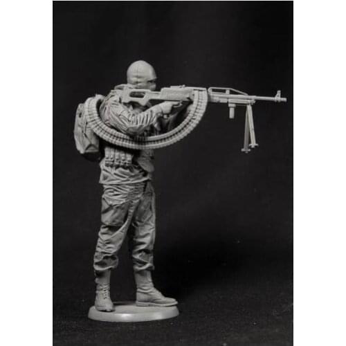 New Unassembled 1/16 120mm Russian soldier in modern --120mm Resin Kit DIY Toys Unpainted resin model