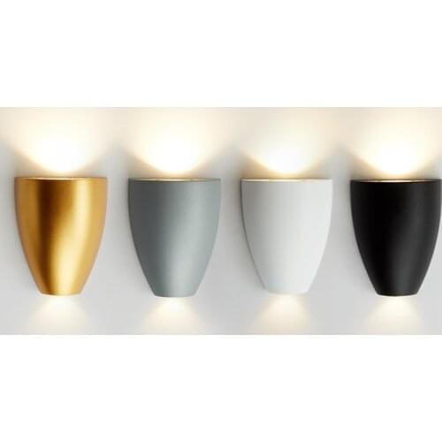 Modern LED wall lamp 7W home decoration wall light for living room bedroom bathroom Wash wall sconce Aluminum lighting fixture
