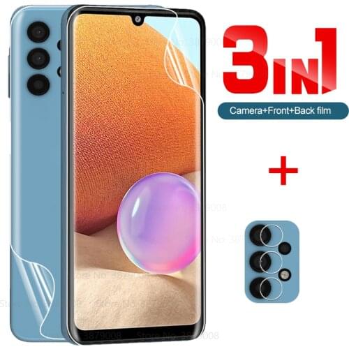 Front back hydrogel film for samsung galaxy a32 4G phone screen protector samsunga32 samsun A 32 32A SM-A325F 6.4'' camera glass