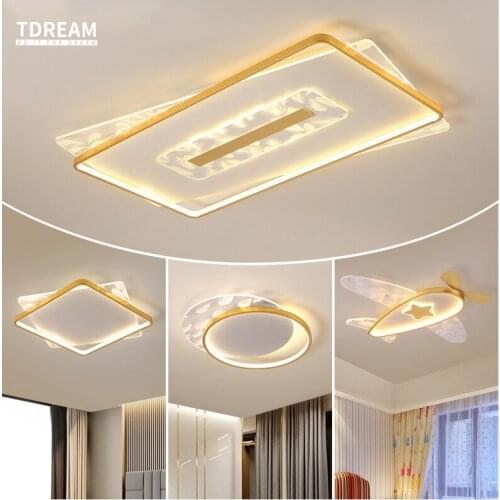 Nordic LED Lustre Ceiling Light for Living Room Bedroom Nursery Surface Mounted люстры Lamps Decorative Lighting Fixture