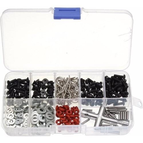 270Pcs Special Screws Wrench Box Tool Kit for 1/10 HSP RC Car DIY Repair Tool Accessories Set