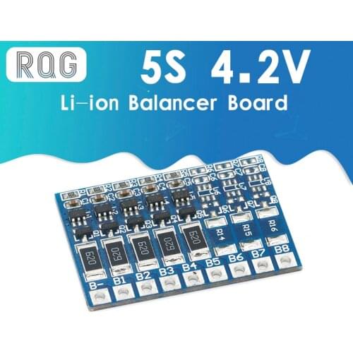 5S 4.2v li-ion balancer board 18650 21V li-ion balncing full charge battery balance board