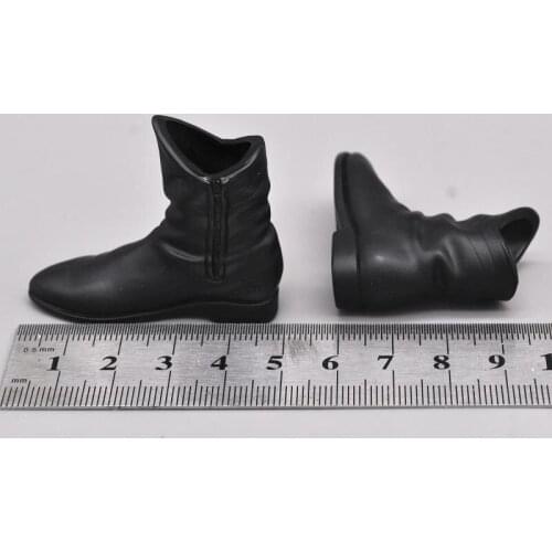 In Stock For Sale 1/6th Black Light Armor Combat Boots Shoes For Usual 12 inch Doll Action Soldier Collectable