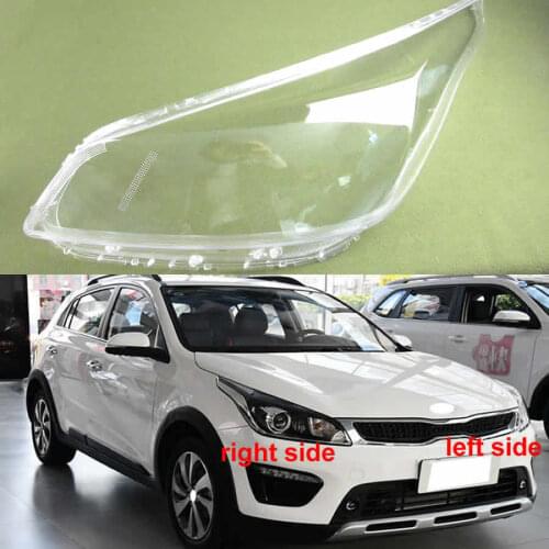 Headlight Cover Headlamp Shell Glass Lens Lampshade Transparent Shade Mask For Kia K2 KXCROSS 2017 2018 2019