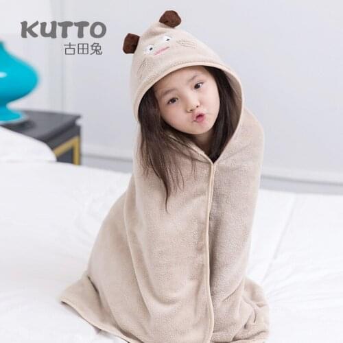 Cartoon animal kids cape baby cloak baby bath towel child washcloth baby blanket Beach Cape Towel Baby Bath Childrens Cloak
