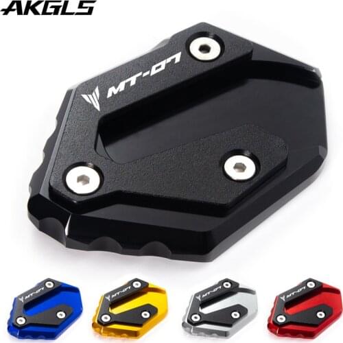 For MT07 MT 07 MT-07 2014-2019 2018 2020 Motorcycle CNC Side Stand Enlarge Extension Kickstand YAHAMA Accessories Motorbike