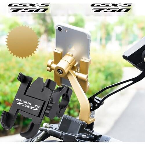 For Suzuki GSXS 750 GSX S750 2020 Universal Aluminum Alloy Motorcycle Handlebar Phone Holder Stand Mount Motorcycle Accessories