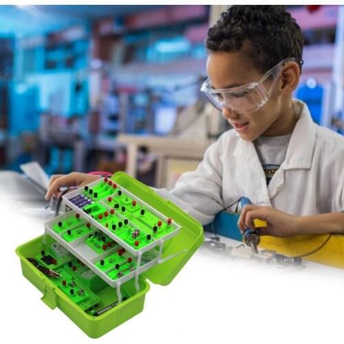 Circuit Experiment Kit Exploratory Connect Wires ABS Physics Electricity Learning Tool for Science Teaching Hands-on Ability Toy