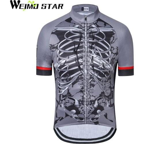 WEIMOSTAR Team Cycling Jersey Mens Summer Ropa Ciclismo MTB Outdoor Sports Bicycle Bike Clothing Short Sleeve Shirts Tops