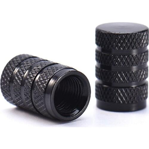 HOT Car Styling 4PCs Aluminium Auto Tire Valve Caps Bullet Design Air Port Cover Vehicle Truck Tire Rim Wheel Stem Cap