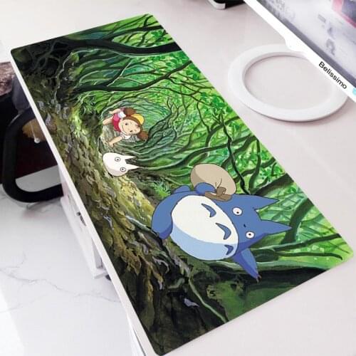 Mouse Pad Mouse Mousepad Gamer Keyboards Accessories Mause Pc Gaming Mats Xxl For Office Table Pads Desk Mat Kawaii Totoro Pads