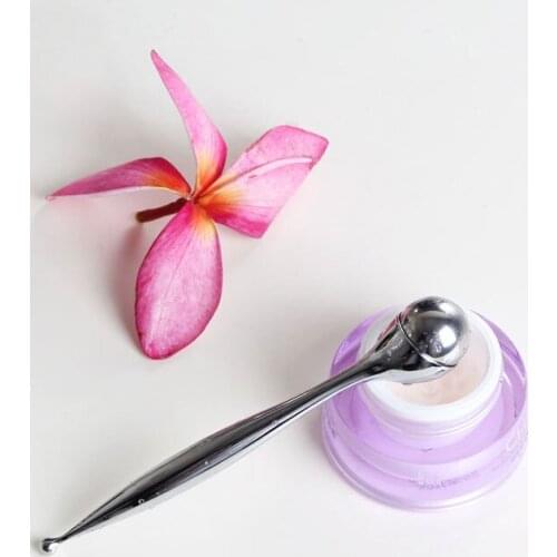 Meancere Beauty Eye Massager Anti Wrinkle Anti Aging Eye Cream Massage Stick 360° Rotate Ball Skin Care Device