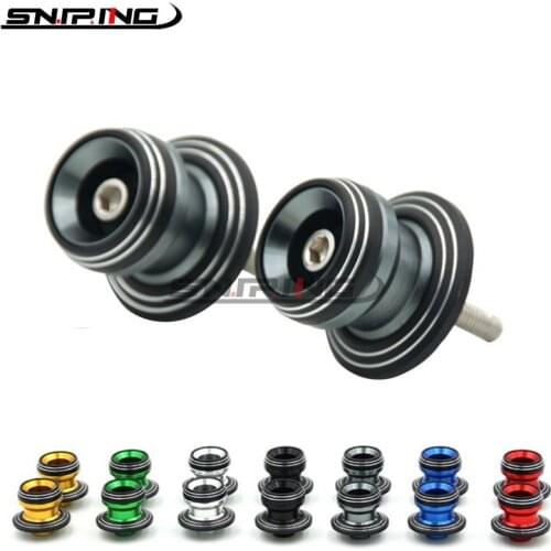 Motorcycle CNC Aluminum Swingarm Spools slider 10mm stand Screws For Kawasaki NINJA 300R NINJA 300 2013-2016 2014 2015