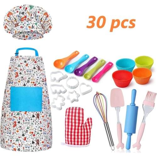 DIY Childrens Kitchen Baking Cake Biscuit Set Gift, Parent-Child Interactive Puzzle Fun Set Baking Dessert Making Tool