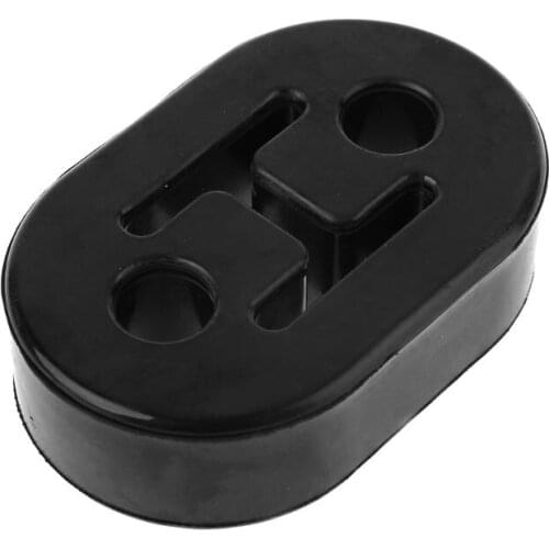 2021 New 2x Heavy Duty Exhaust Hanger Bushing Support 2 Holes Bracket Rubber Mount