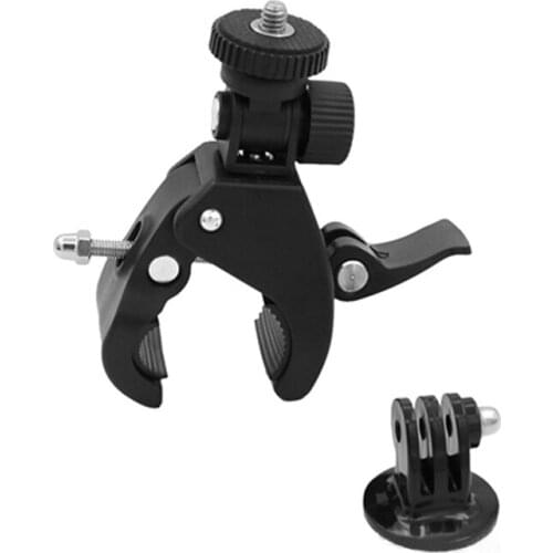 New Delicate New Reusable Handlebar Clamp Roll Bar Mount+Tripod Adapter for GoPro Hero 1 2 3 3+ Tripods Accessories