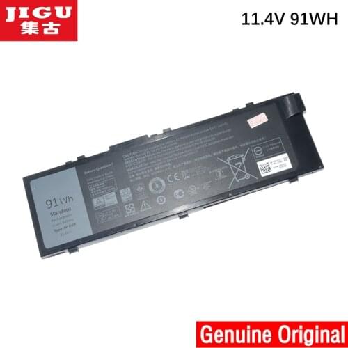 JIGU 11.4V 91WH Original Laptop Battery 0FNY7 T05W1 MFKVP For Dell For Precision 7510 7710 M7710 7720