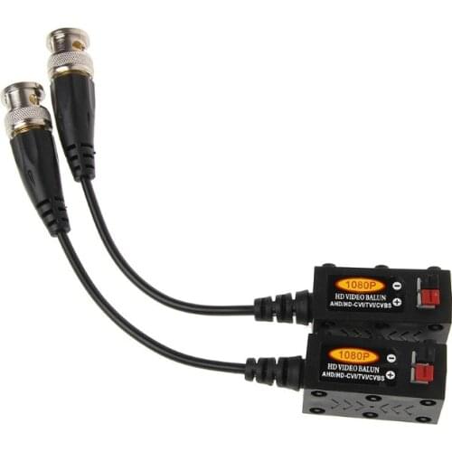 1 Pair 1CH Passive UTP CCTV Video Balun Transceiver for HDCVI HDTVI AHD CVBS Camera