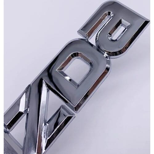 Silver Chrome ABS 3D Sticker Car Styling For M-azda Rear Trunk Sticker Badge Letters Labeling Logo Decal Emblem Accessories