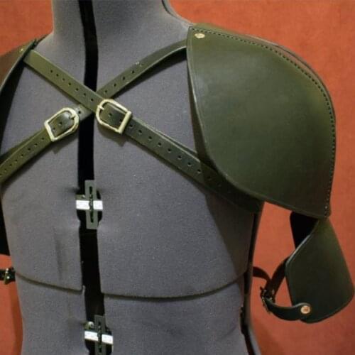 Medieval Viking Warrior Gladiator Samurai Battle Knight Pauldrons Shoulder Armor Renaissance Vintage Party props Cosplay Costume