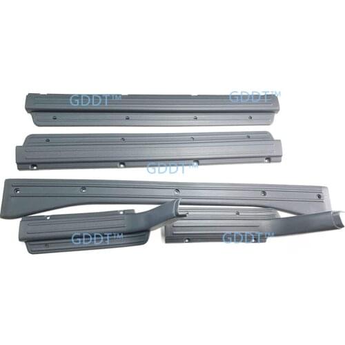 Narrow body 1989-1999 floor cover for pajero 2nd door sill for montero inner press decoration strip for shogun 5 pieces kit