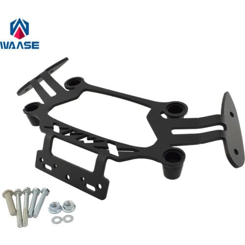 Waase For Yamaha X-MAX XMAX 300 2017 2018 2019 2020 Modified Front Mirrors Stand Holder Mobile Phone Bracket GPS Plate Bracket