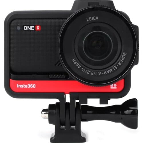 Protective Frame Cold Shoe Case Protection Bracket Holder Lens Guard Cover for Insta 360 ONE R Action Camera Accessories