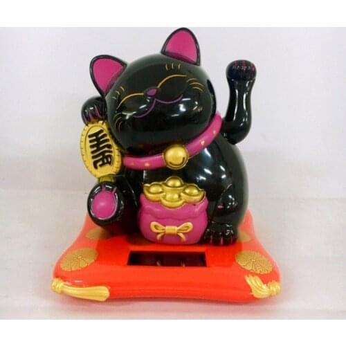 1pcs/pack Birthday Gift Checkout Counter Decor Japanese/Chinese Style Wealth Shaking Hands Lucky Cat Waving Cat Oranment