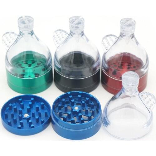 10Pcs Funnel Tobacco Grinder 50mm Herb Spice Muller Grinders Crusher Amoladora Smoke Cigarette Smoking Accessories For pipe