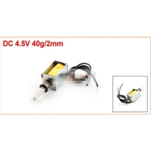 2mm 35g 1mm 80g Push Pull Type Linear Lift Electromagnet Solenoid DC 4.5V