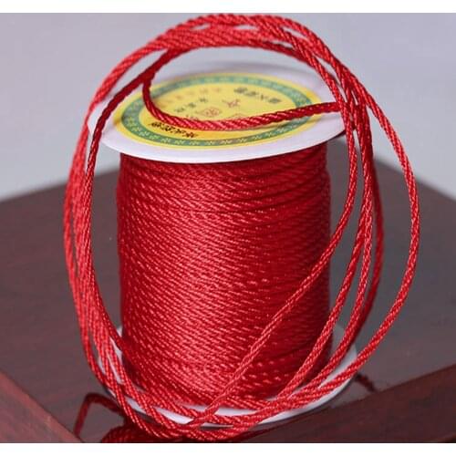 50 Meter Red Nylon Love Rope Binding Bind up Synthetic Silk String 2mm