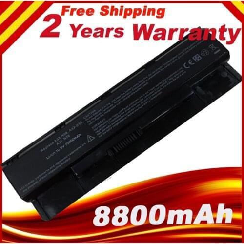 A32-N56 Laptop Battery for ASUS N46 N46V N46VJ N46VM N46VZ N56 N56V N56VJ N56VM N76 N76VZ A31-N56 A33-N56 12cell free shipping