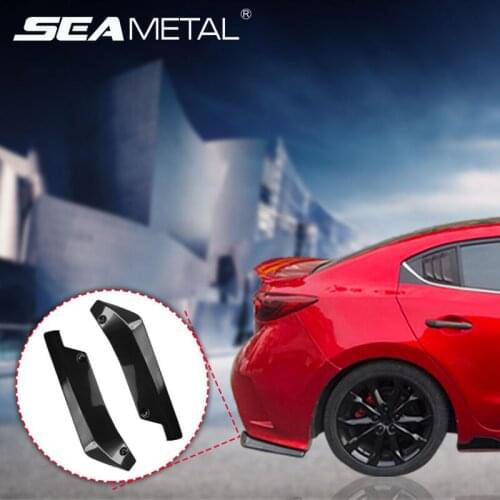 Car Rear Bumper Decorative Universal Car Side Fender Skirt Lip Splitter Canard Protector Carbon Fiber Car Product Accessories