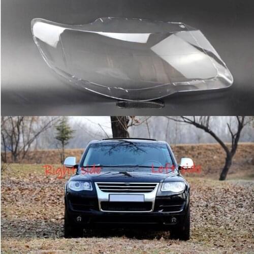 For Volkswagen VW Touareg 2007 2008 2009 2010 Car Headlight cover Headlamp Lens Auto Shell Cover