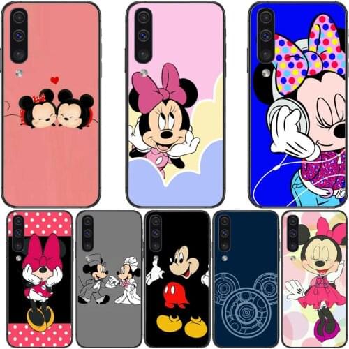 Kiss Mouse Mickey Phone cover hull For SamSung Galaxy S8 S9 S10E S20 S21 S5 S30 Plus S20 fe 5G Lite Ultra black soft case