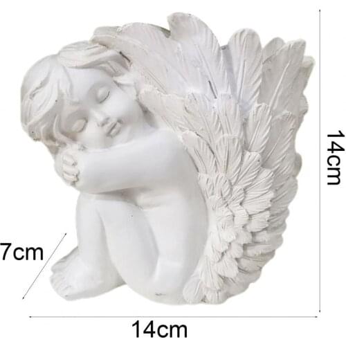Flowerpot Decor Multi-use Stylish Resin Angel Shape Decorative Planter Pot Decor for Yard pot de fleur extérieur grande taille
