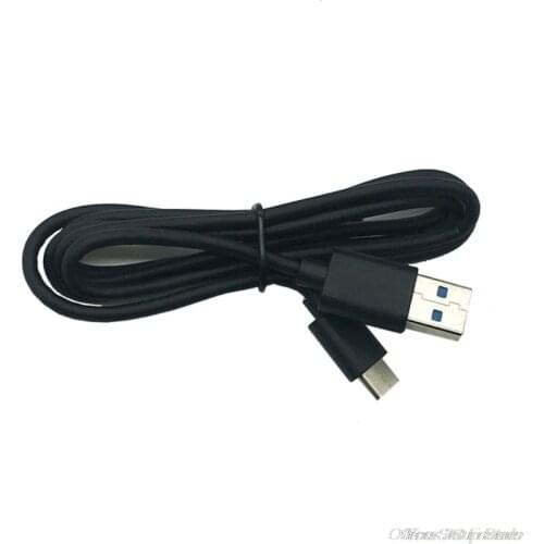 150cm Length Type C Male to USB Male Interface Power Cord Adapter Charging Cable with Switch Button for Raspberry Pi 4 F19 21