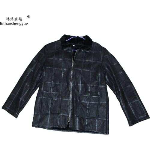 Linhaoshengyue Sheepskin Fur Coats