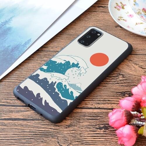 For Samsung Galaxy Cat Landscape 34 Print Soft Matt Phone Case