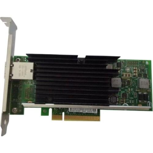 Single-port RJ45 PCI-E X8 X540 10Gb Ethernet Converged Network Adapter X540-T1 Above the interface