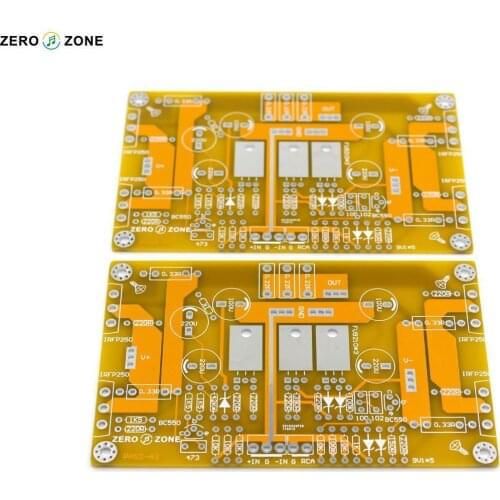 GZLOZONE One Pair PASS A3 Single-ended Class A Power Amplifier Bare PCB