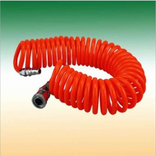 PU spring air pipe hose air compressor spring tube air pump high pressure telescopic hose spiral air pipe tap connector