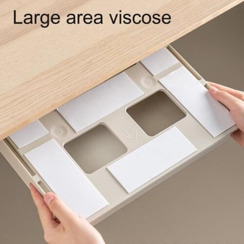Storage Box Self Adhesive Large Capacity ABS Slide-out Type Storage Drawer Home Storage Accessories